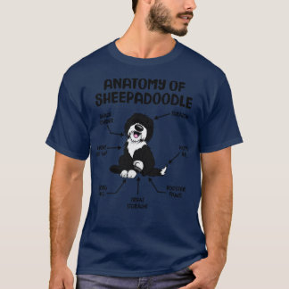 T-shirt Anatomie Drôle De Sheepadle Graphique Drôle Sheepa