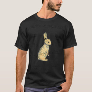 T-shirt Anatomie Du Lapin Mignonne Animal Amour Rabbit Eas