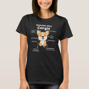 T-shirt Anatomie D'Un Chien De Chien De Chien Français Drô