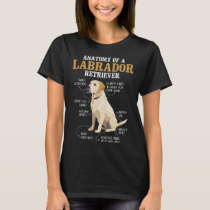 T-shirt Anatomie D'Un Chien Propriétaire De Chiot Du Labra