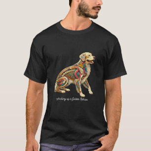 T-shirt Anatomie d'un chien récupérateur d'or propriétaire