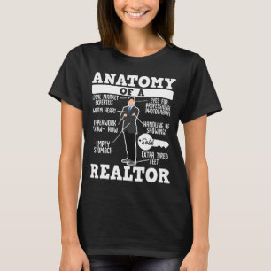 T-shirt Anatomie D'Un Realtor Funny Vente Immobilier