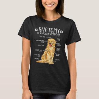 T-shirt Anatomie D'Un Rétrieur D'Or
