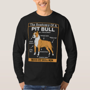 T-shirt Anatomie D'Un Taureau De Poignée Pour Les Moms
