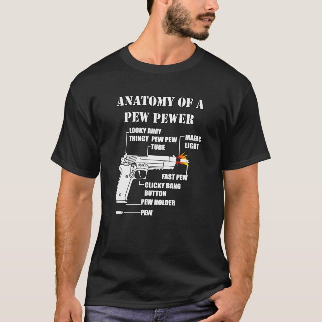 T-shirt Anatomie D'Une Arme À Puce De Poudre _9 (Devant)