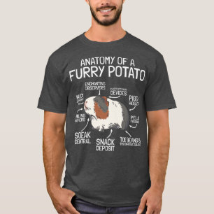 T-shirt Anatomie D'Une Pomme De Terre Furie Cochon De Guin