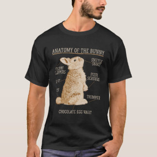 T-shirt Anatomie lapin Lapin Amoureux Animal Animaux Propr