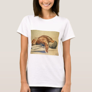 T-shirt Anatomie vintage Charles Landseer un corps