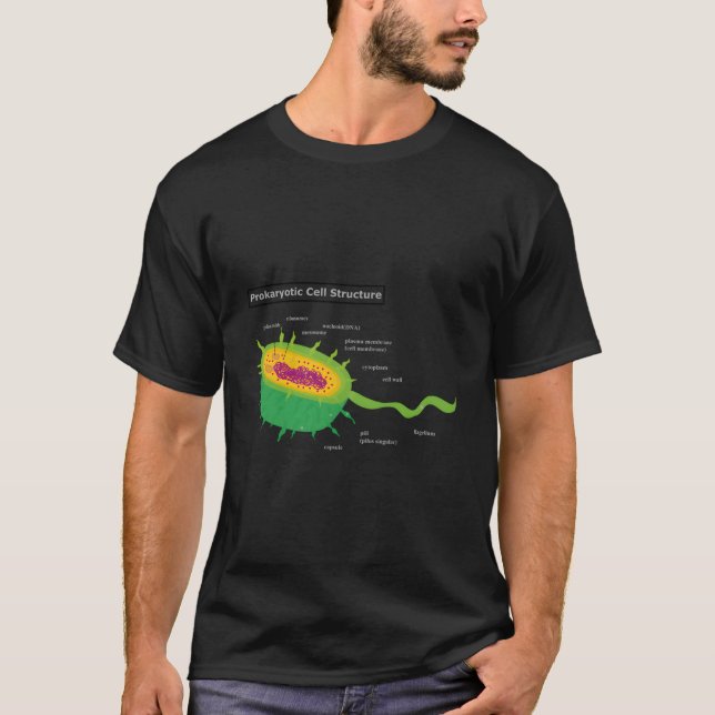 T-shirt Anatomy Cell Bacteria Plant Cell (Devant)