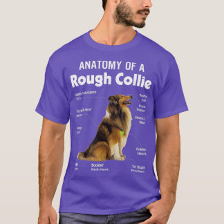 T-shirt Anatomy Of A Rough Collie Funny Dog