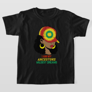 T-shirt Ancêtres Rêves les plus sauvages Mois de l'histoir