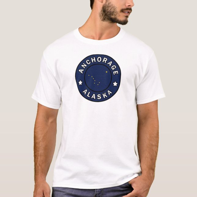 T-shirt Anchorage Alaska (Devant)