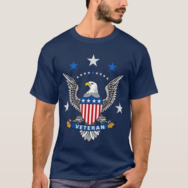 T-shirt Ancien aigle patriotique (Devant)