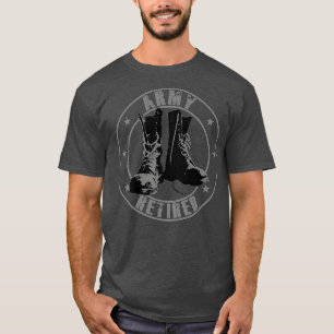 T-shirt Ancien combattant militaire à la retraite uniforme
