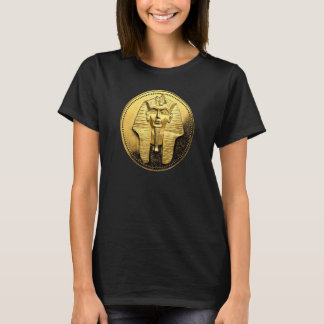 T-shirt Ancien Égyptien Noir Pharoah Coin King Tu