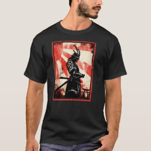 T-shirt Ancien Japonais Samurai Bushido Ronin Armor Asiati