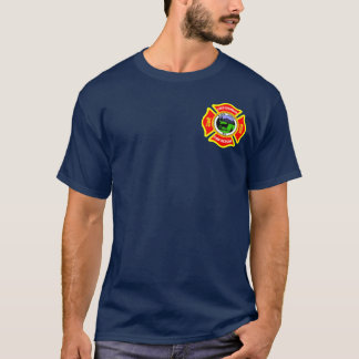 T-shirt Ancien Logo Lac Cushman, WA Chemise d'incendie