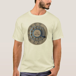 T-shirt Ancien numéro de téléphone, ajouter le numéro
