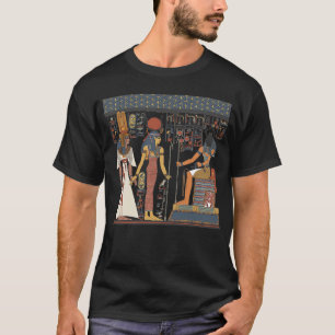 T-shirt Ancien pharaon égyptien Reines tenant la main vale