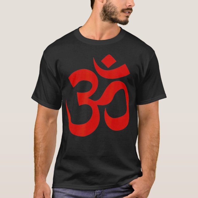 T-shirt Ancien Sanskrit Aum Om Symbole Yoga Méditation Spi (Devant)