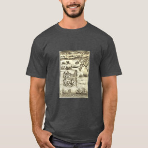 T-shirt Ancienne carte de Lemnos (Isle De Stalimene)