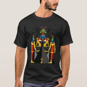 T-shirt Ancienne Déesse Génie Égyptienne Qed Son Dieu Sekh