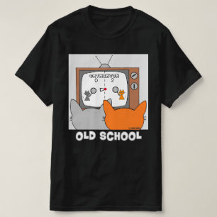 T-shirt ANCIENNE ÉCOLE Rétro Chats de jeu vidéo amusant