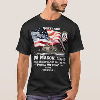 T-shirt Anciens combattants destroyers USS Mason