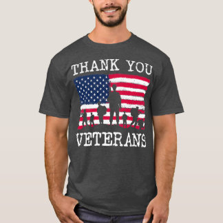 T-shirt Anciens combattants Merci bottes de combat fleur j