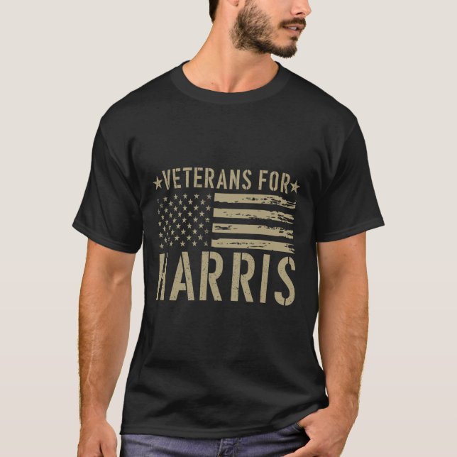 T-shirt Anciens Combattants Pour Harris 2024 Vets Militair (Devant)