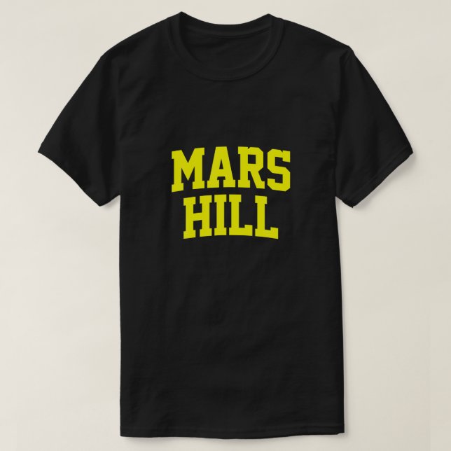 T-shirt Anciens de l'Université d'Athlétisme Mars Hill Arc (Design devant)