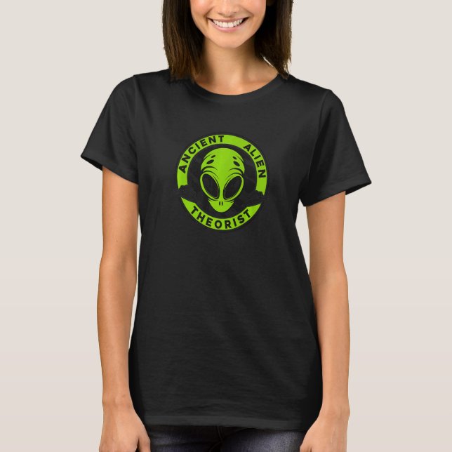 T-shirt Ancient Alien Theorist Ufo Conspiracy Alien (Devant)