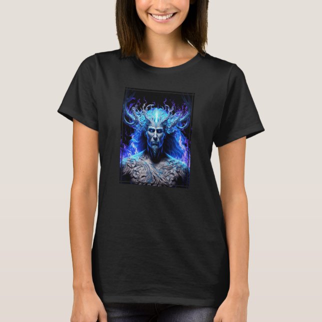T-shirt Ancient Greek God Hades Mount Olympus Greek Mythol (Devant)