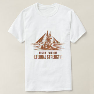 T-shirt Ancient Wisdom, Eternal Strength - Glitter Gold