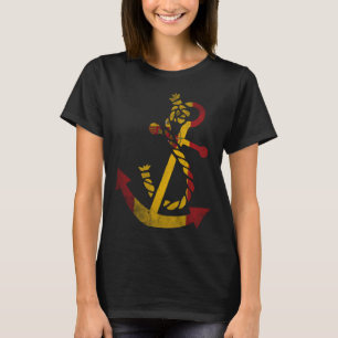 T-shirt Ancrage nautique Espagne drapeau espagnol océan Po
