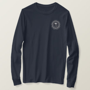 T-shirt Ancrage personnalisé du capitaine et du nom du ba