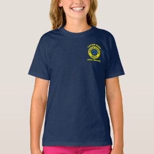 T-shirt Ancre de la marine bleue bateau capitaine nautique