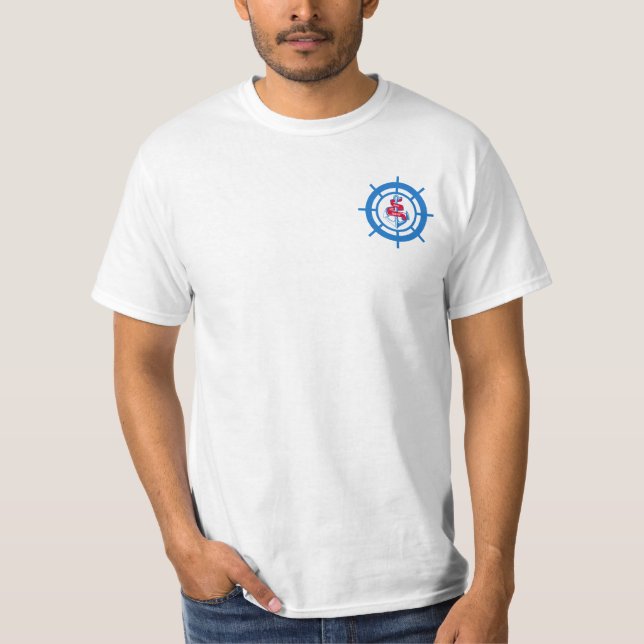 T-shirt Ancre et volant (Devant)