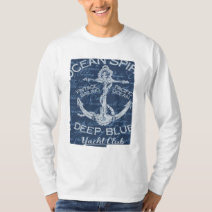 T-shirt Ancre maritime - Yacht Club Paradis nautique