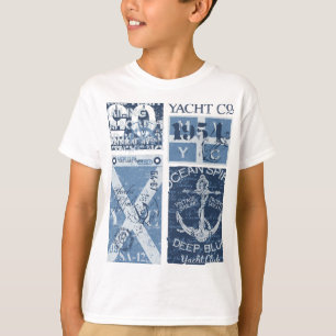 T-shirt Ancre maritime - Yacht Club Voile nautique