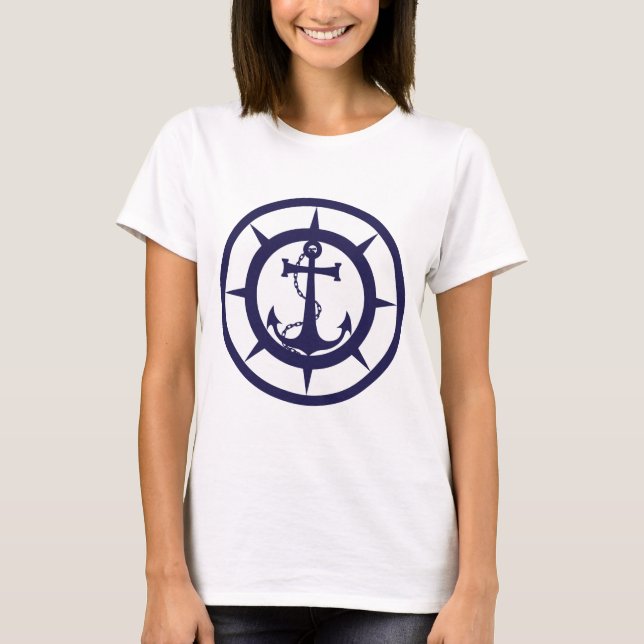 T-shirt Ancre nautique (Devant)