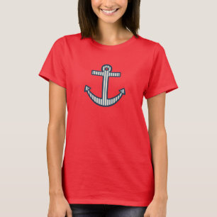 T-shirt Ancre rayé