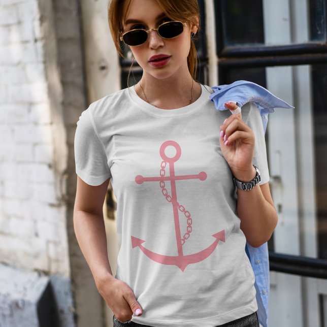 T-shirt Ancre rose (Créateur téléchargé)