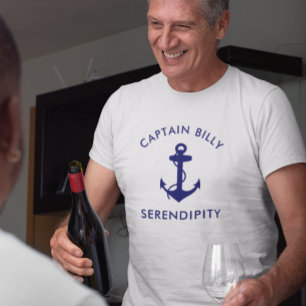 T-shirt Ancres classiques en bateau
