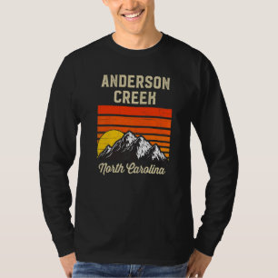 T-shirt Anderson Creek North Carolina Retro City State Vin