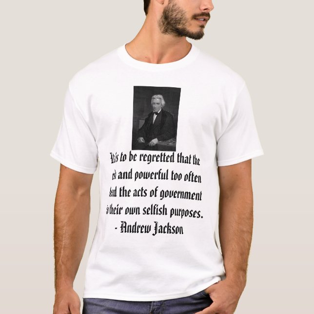 T-shirt Andrew Jackson (Devant)