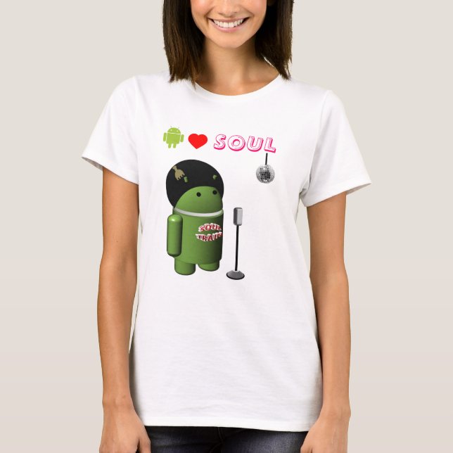 T-shirt Android Love SOUL (Devant)