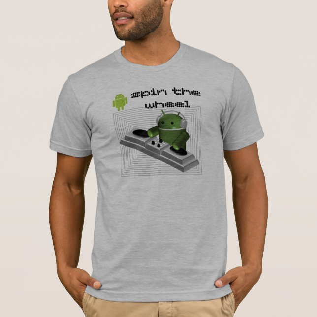 T-shirt android spin the wheel (Devant)