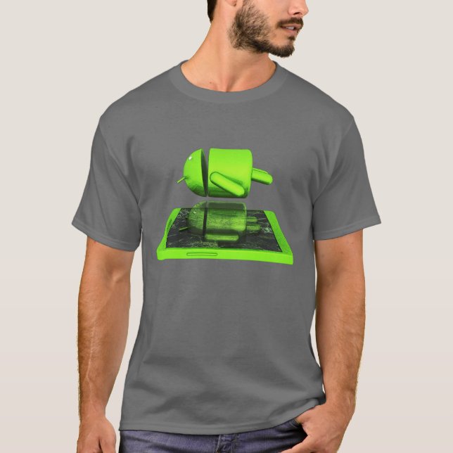 T-shirt Androïde de fantôme (Devant)