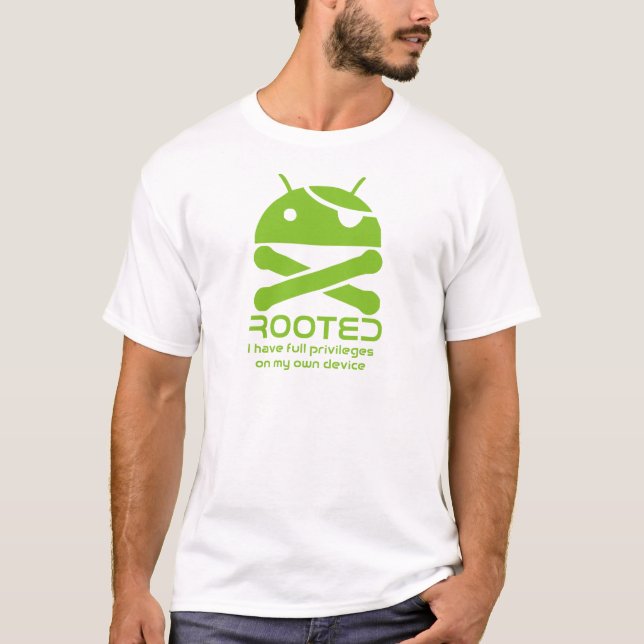 T-shirt Androïde enraciné (Devant)